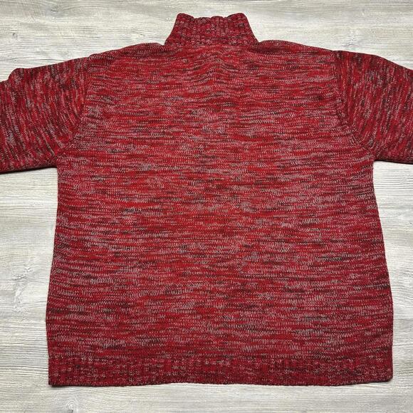 VTG Southpole Sweater Mens XL Red Gray Oversized Streetwear HipHop Ski Snowboard - Picture 8 of 8